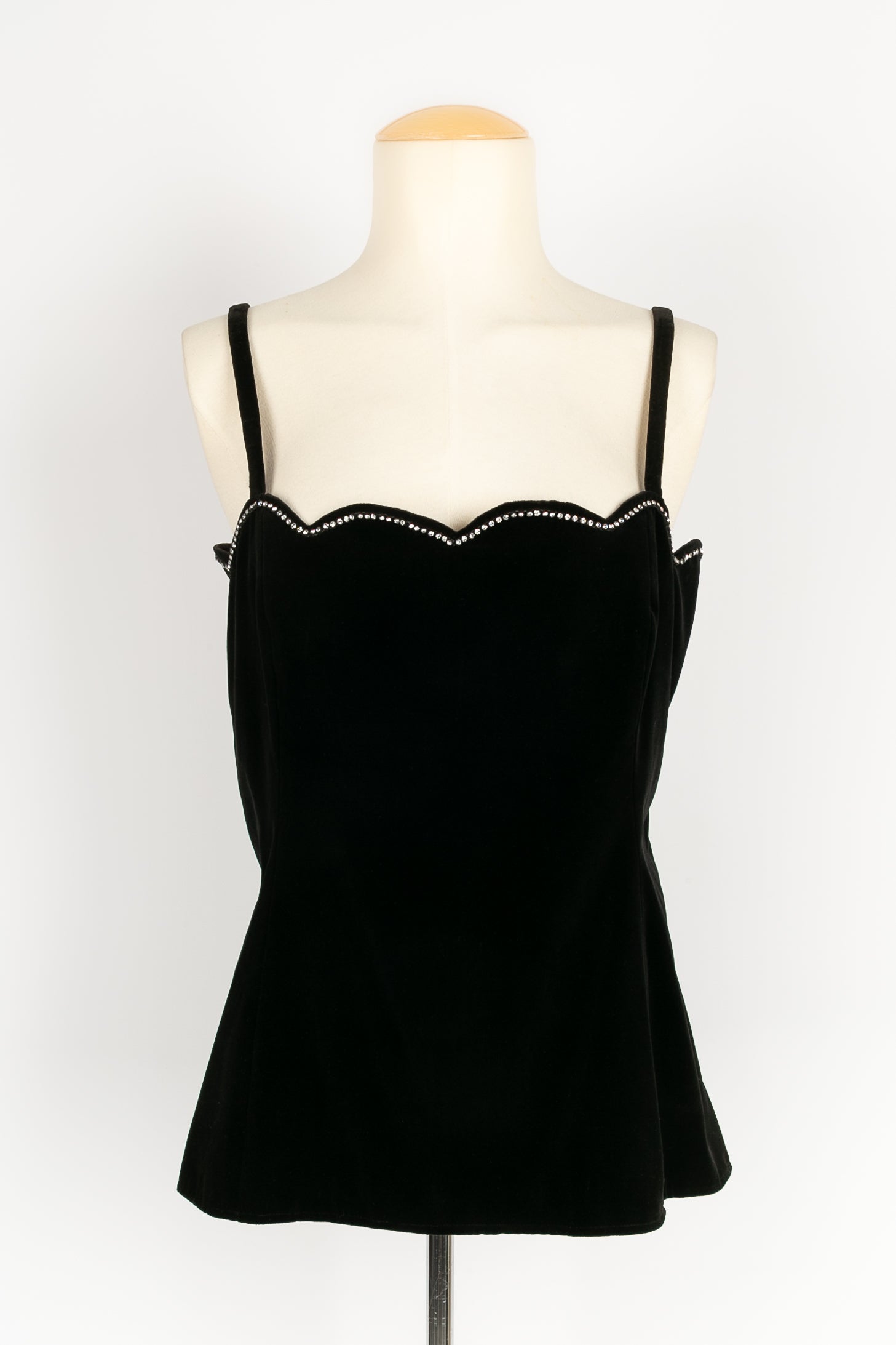 Haut en velours Yves Saint Laurent