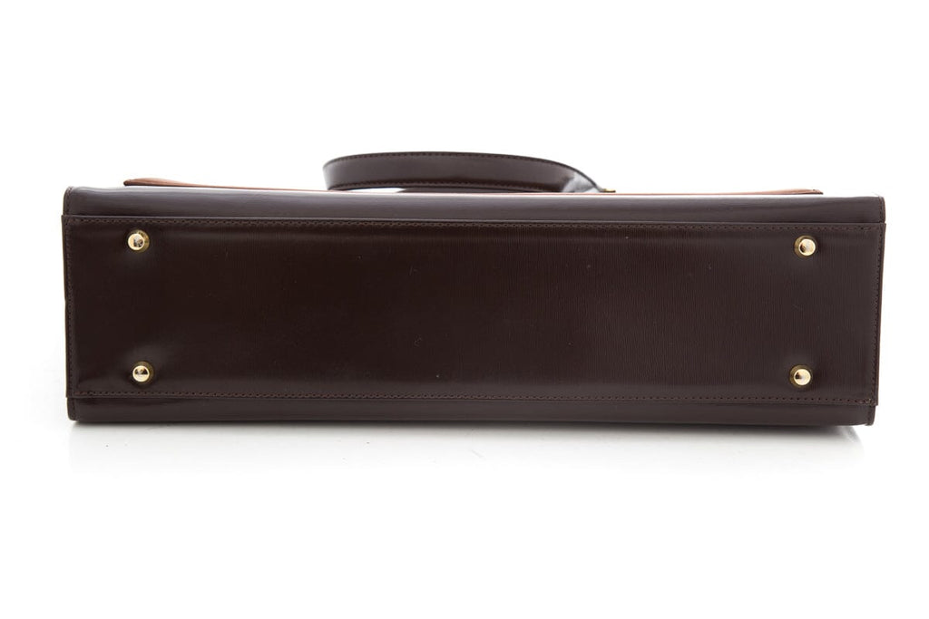 Yves Saint Laurent Vintage Brown Leather Handbag