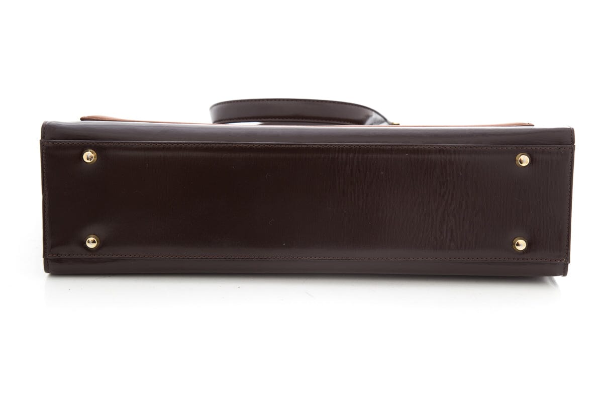 Yves Saint Laurent Vintage Brown Leather Handbag