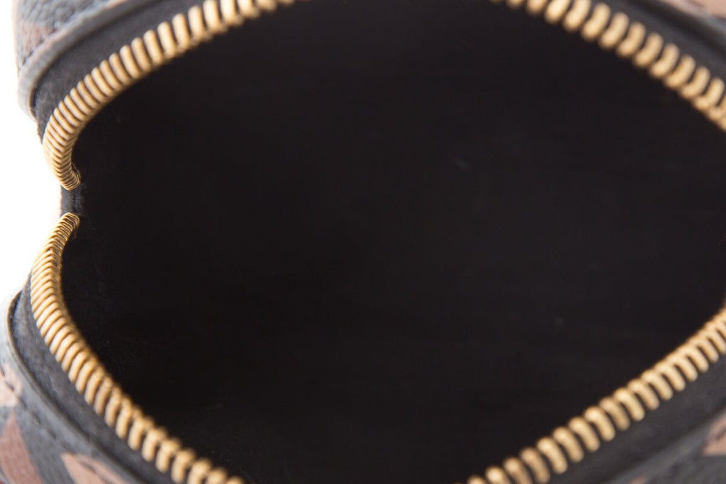 Versace Brown La Greca Monogram Wallet