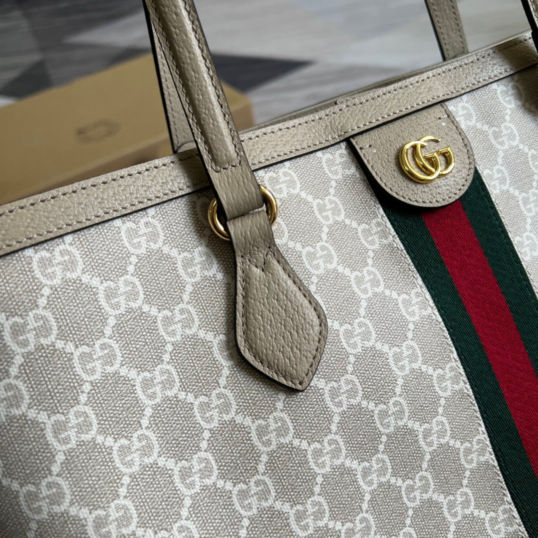 gg Ophidia Medium gg Tote Beige For Women, Women’s Bags 15in/38cm gg ‎631685 UULAG 9682