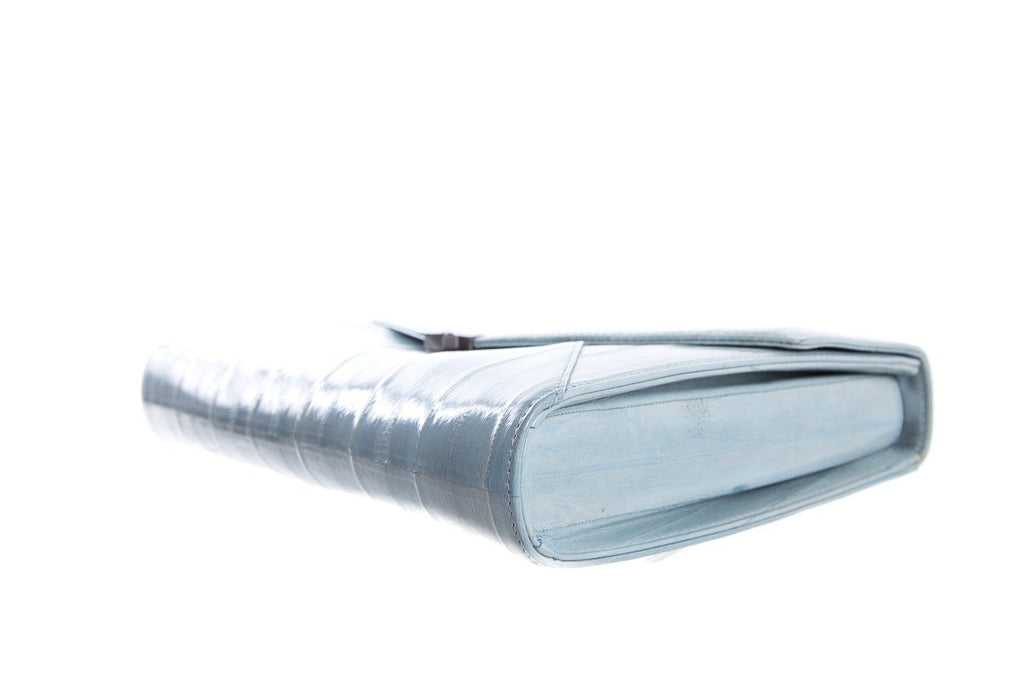 Bags Arena Light Blue Convertible Envelope Clutch