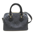 Louis Vuitton Speedy Bandrier 20 2w Shoulder Bag 2way Shoulder Bag Leather Monogram Emplant  Black M58953
