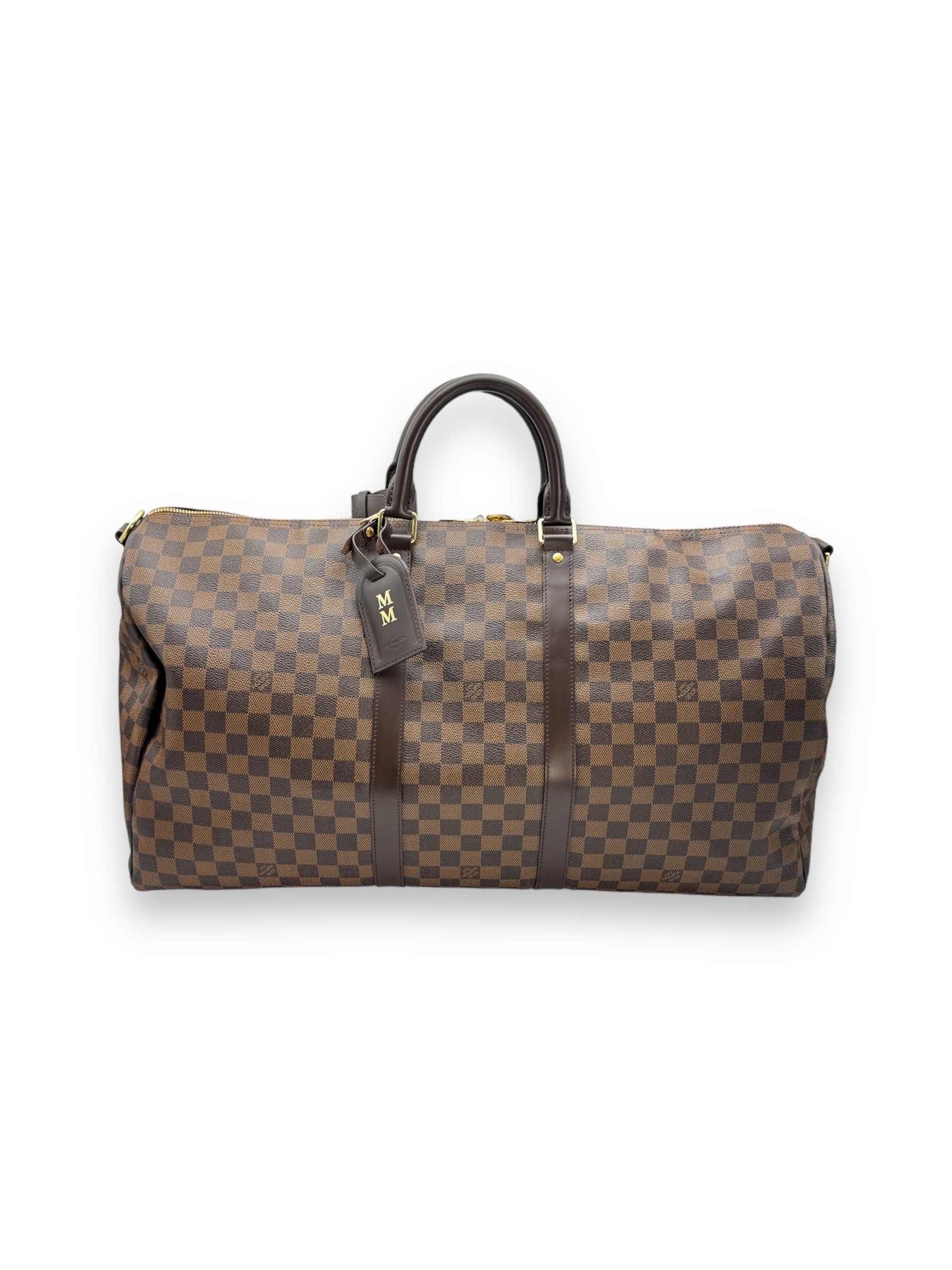 Louis Vuitton Damier Ebene Bandoulière Keepall 55