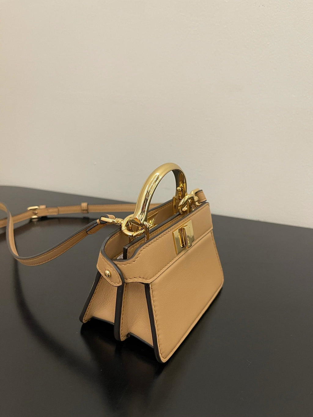 FI GlamI ISeeU Petite Brown Micro Bag For Woman 11cm/4.5in