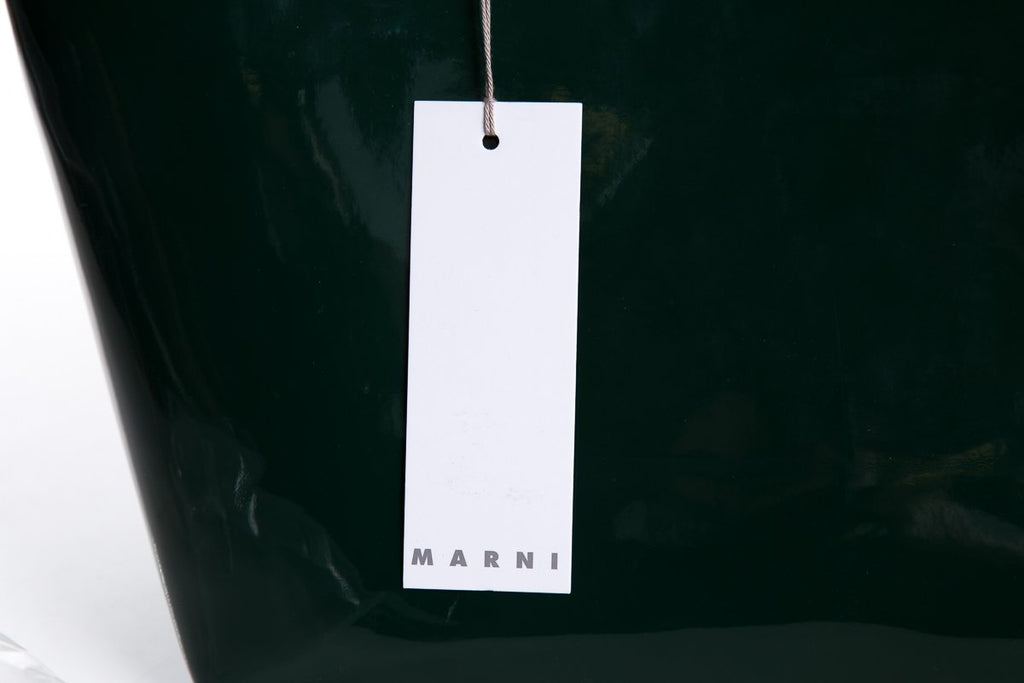Marni Forest Green Shopping Tote