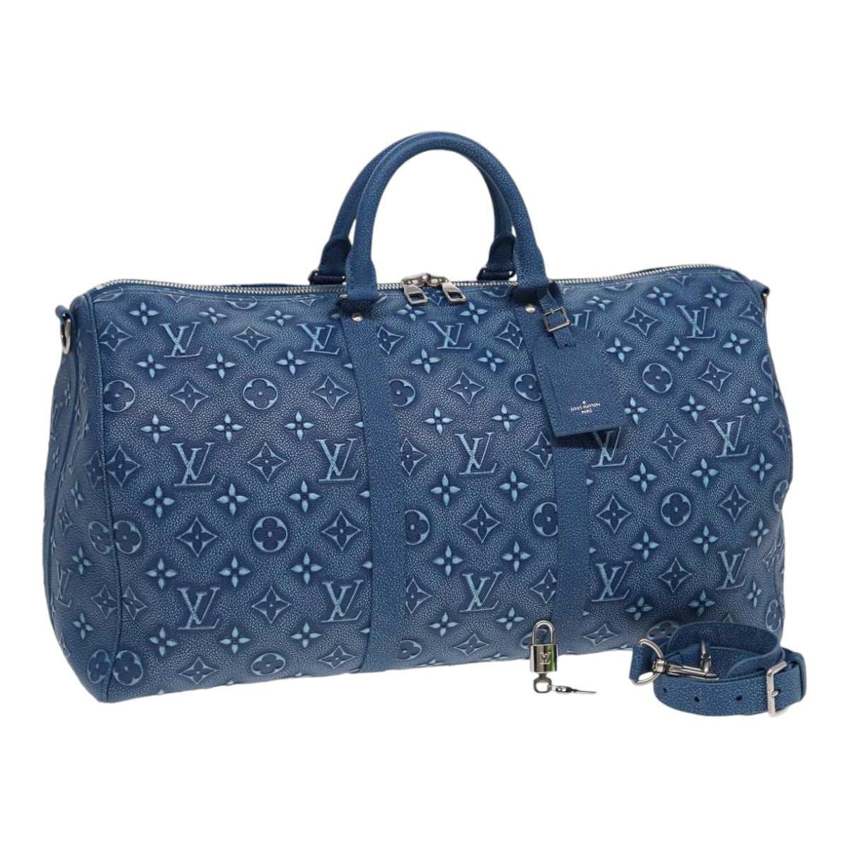 Louis Vuitton Keepall Bandouliere 50  Canvas Travel Bag
