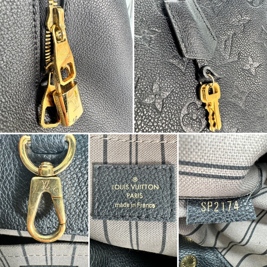 Louis Vuitton Monogram Empreinte Leather Montaigne MM Handbag