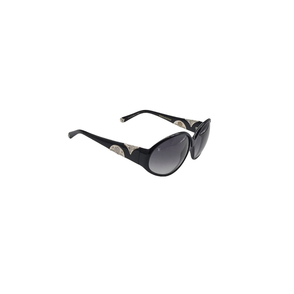 Louis Vuitton Iris PM Rhinestone Oval Sunglasses Z0265W