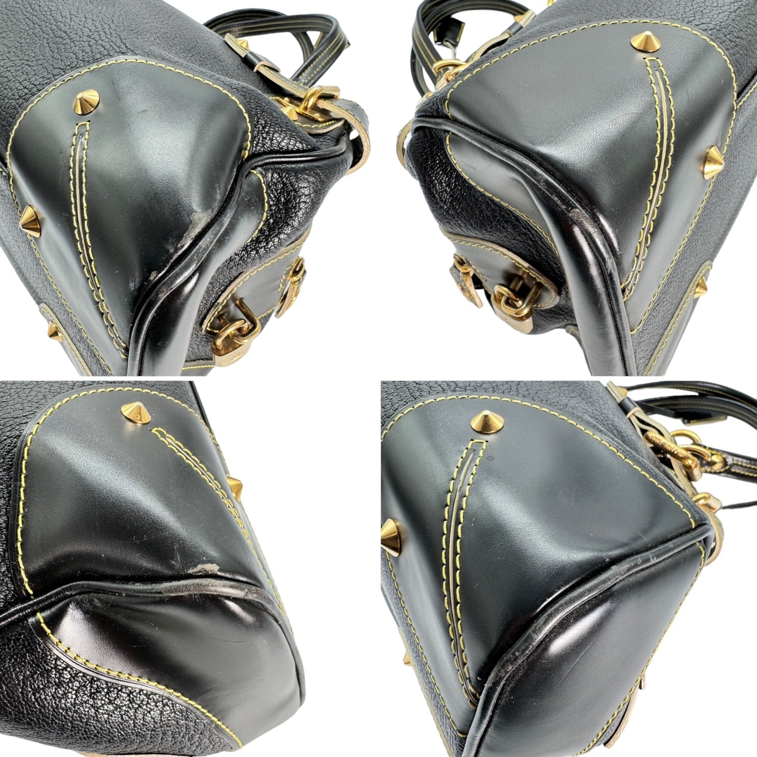 Louis Vuitton 2008 Black Suhali Le Radieux Satchel Bag