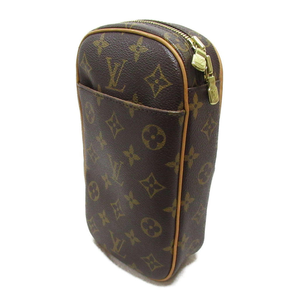 ルイ・ヴィトン LOUIS VUITTON ポシェット ガンジュ ウエストバッグ ウエストバッグ ボディバッグ バッグ PVCコーティングキャンバス モノグラム レディース ブラウン系 M51870 【中古】｜BRANDOFF