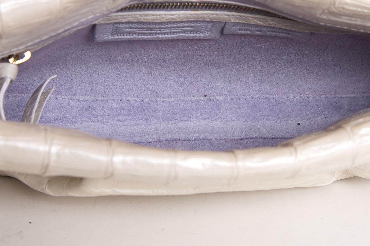 Nancy Gonzalez Ivory Clutch