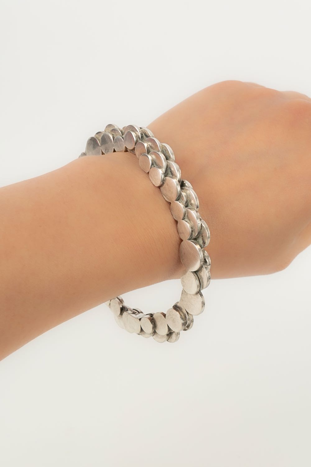 Bracelet en mÃƒÆ’Ã‚Â©tal argentÃƒÆ’Ã‚Â©