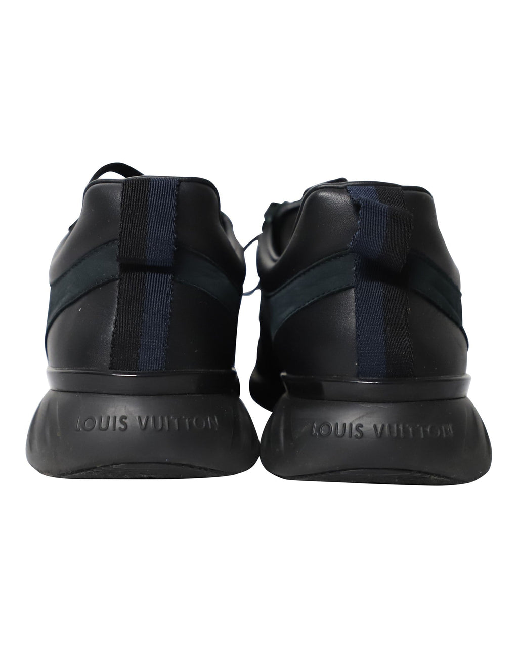 Louis Vuitton Fastlane Sneakers in Black Nylon and Leather