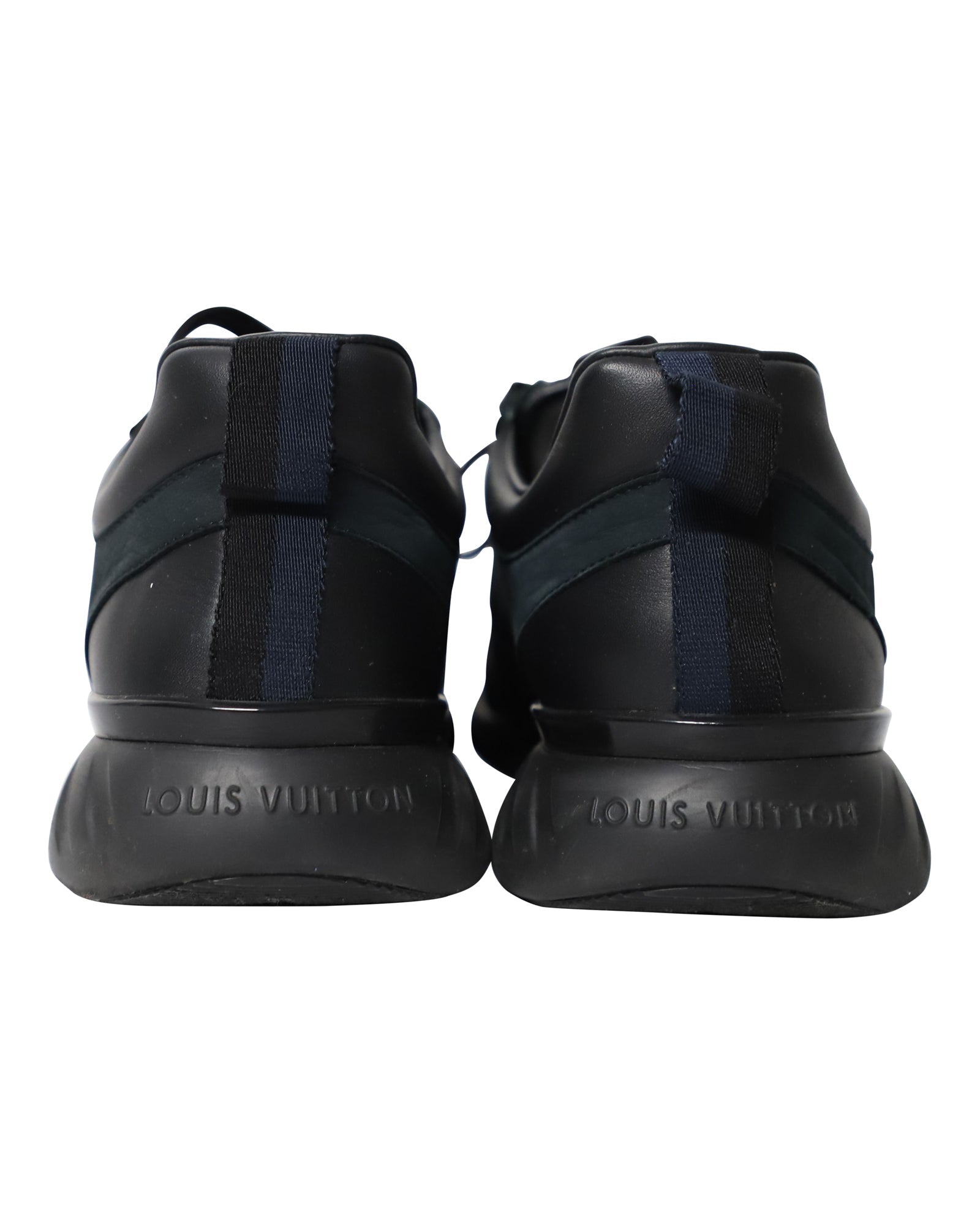 Louis Vuitton Fastlane Sneakers in Black Nylon and Leather