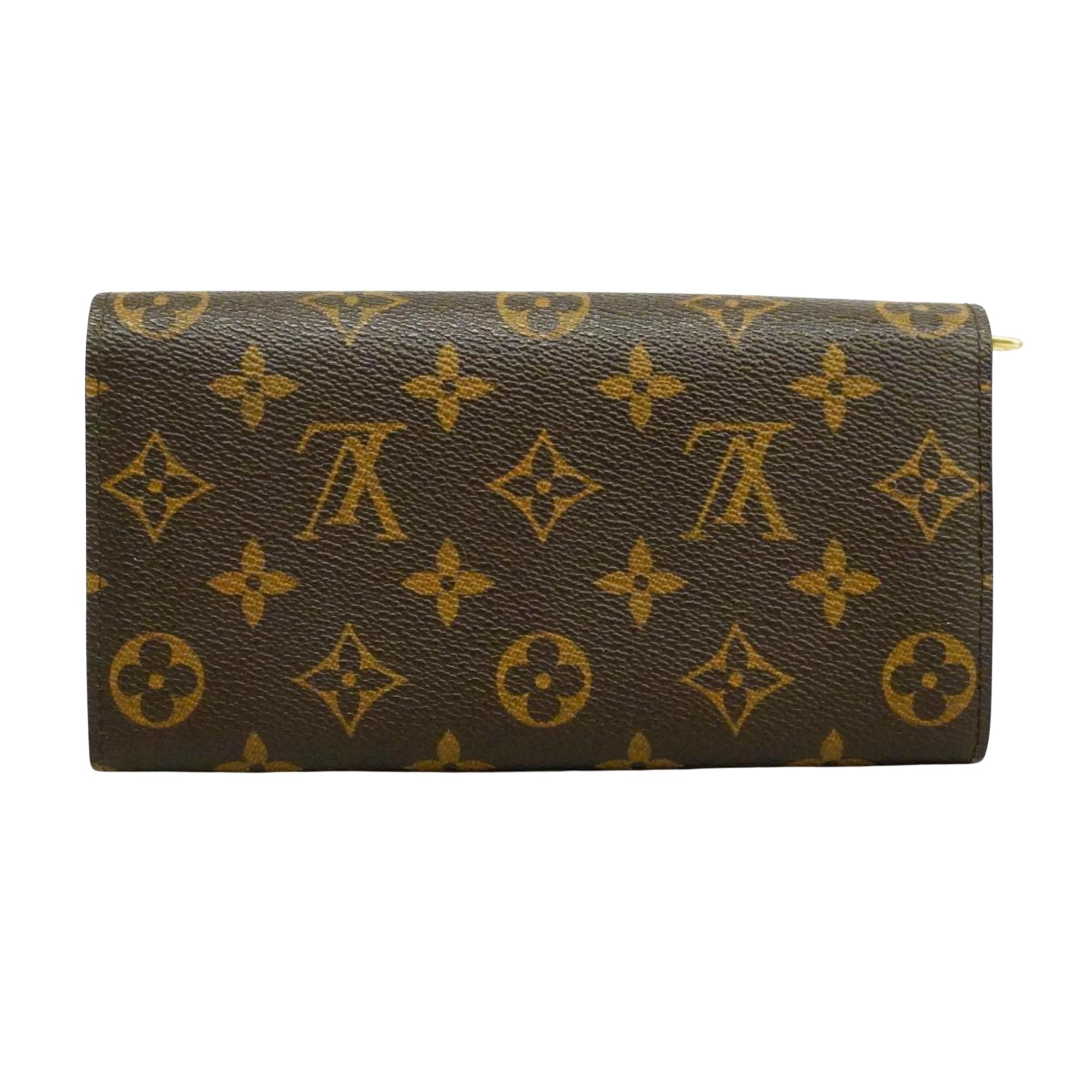 Louis Vuitton Portefeuille Sarah  Canvas Wallet  ()