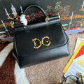 GLAMI MeGLAMIum GLAMI Handbag In Dauphine Black For Women 10.2in/26cm GLAMI