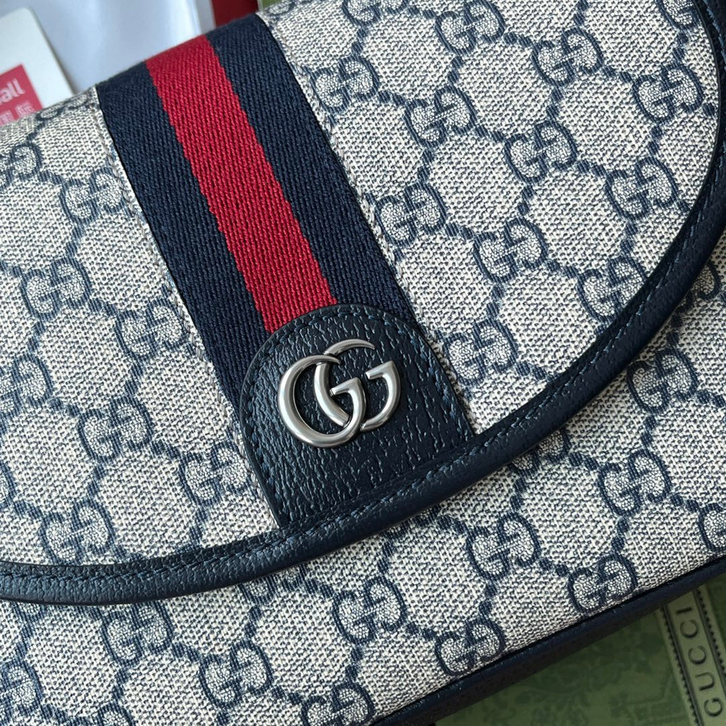 gg Ophidia gg Small Shoulder Bag Beige And Black For Women, Women’s Bags 9.1in/23cm gg