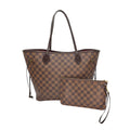 Louis Vuitton 2016 Damier Ebene Neverfull MM w/ Pouch