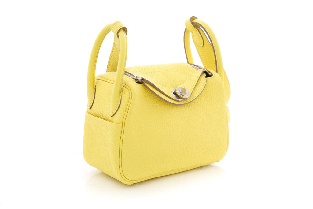 HermÃƒÆ’Ã‚Â¨s 2022 Yellow Mini (20) Lindy Handbag