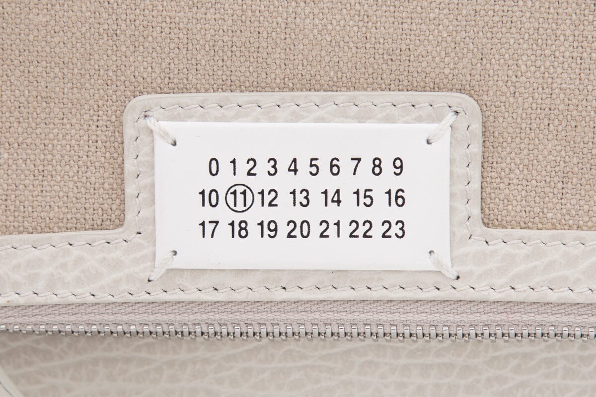 Maison Margiela Off White 5 AC Pouchette Handbag