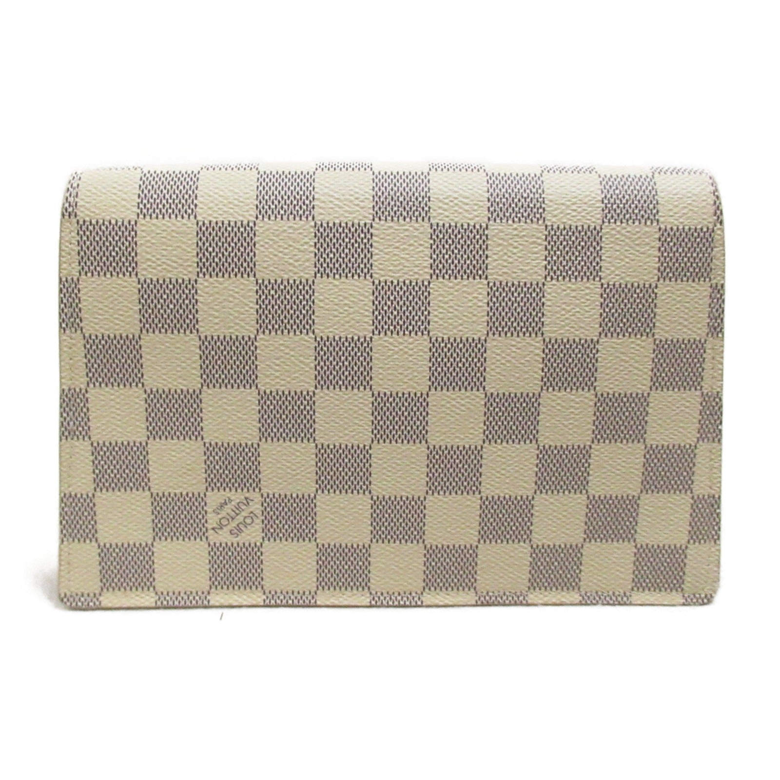 Louis Vuitton Louis Vuitton Portefolio  Shoulder Bag Shoulder Bag PVC Coated Canvas Damier Azur  Multicolor N60357