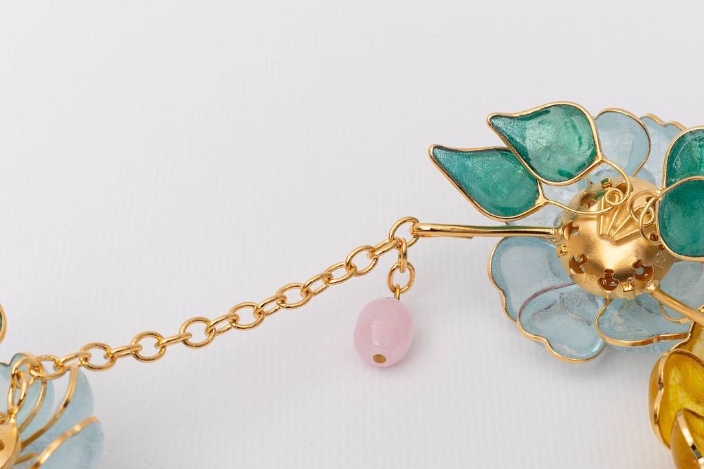 Collier fleurs Augustine