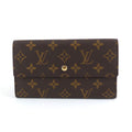 Louis Vuitton Portefeuille International M61215 Triple Fold Wallet Monogram