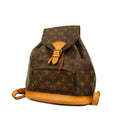 Louis Vuitton Montsouris Mm  Canvas Backpack Bag ()