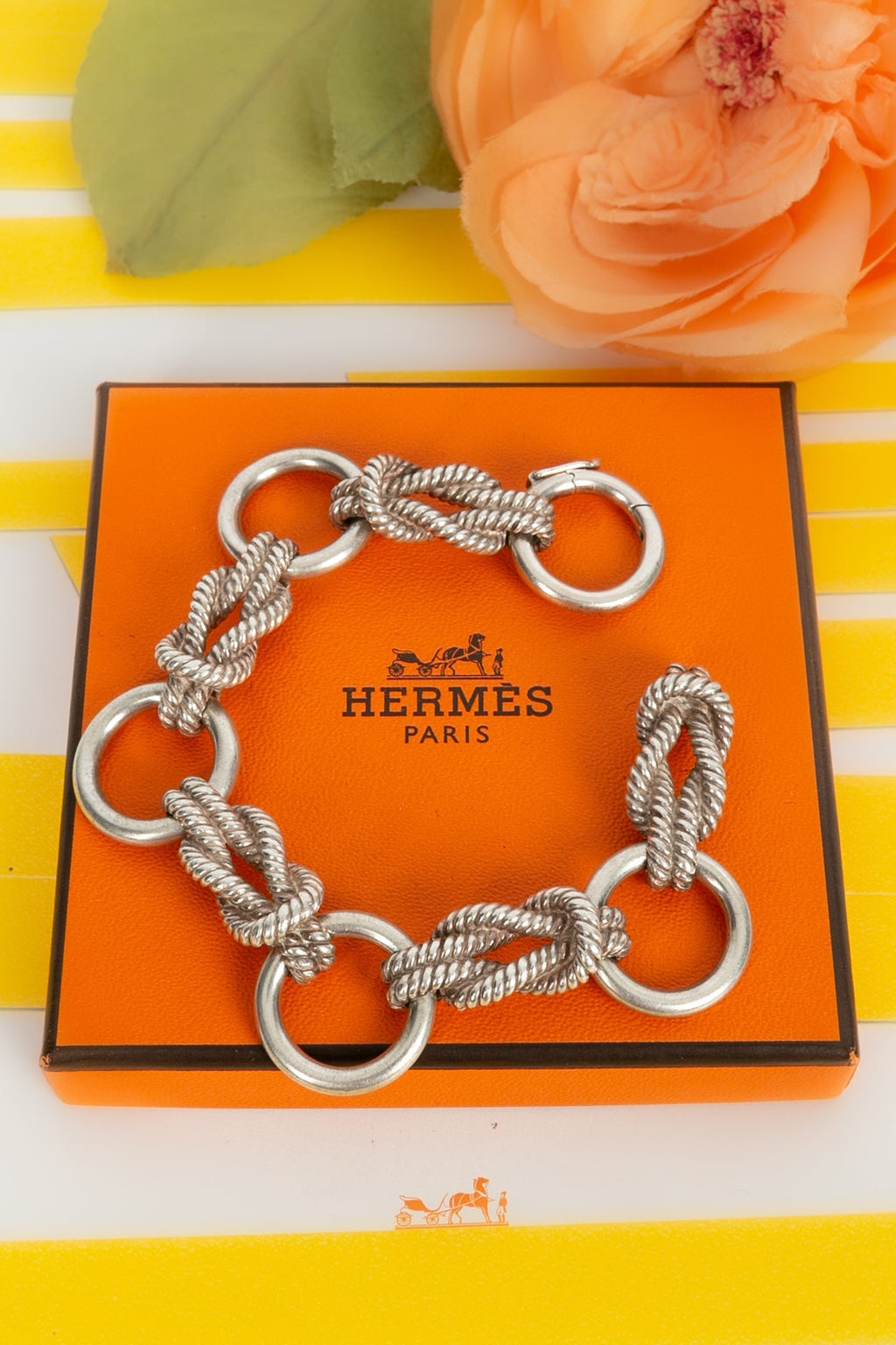 Bracelet cordage noeud marin HermÃƒÆ’Ã‚Â¨s