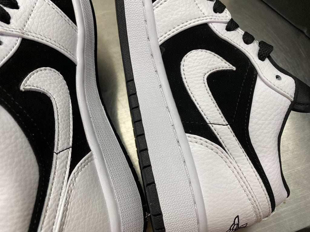Ã‚Â GLAMI Jordan 1 Low ‘White Black’ For Men