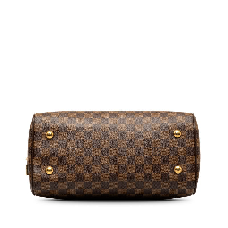 Louis Vuitton Monogram Duomo Handbag Mini Boston Bag N60008 Brown PVC Leather  Louis Vuitton