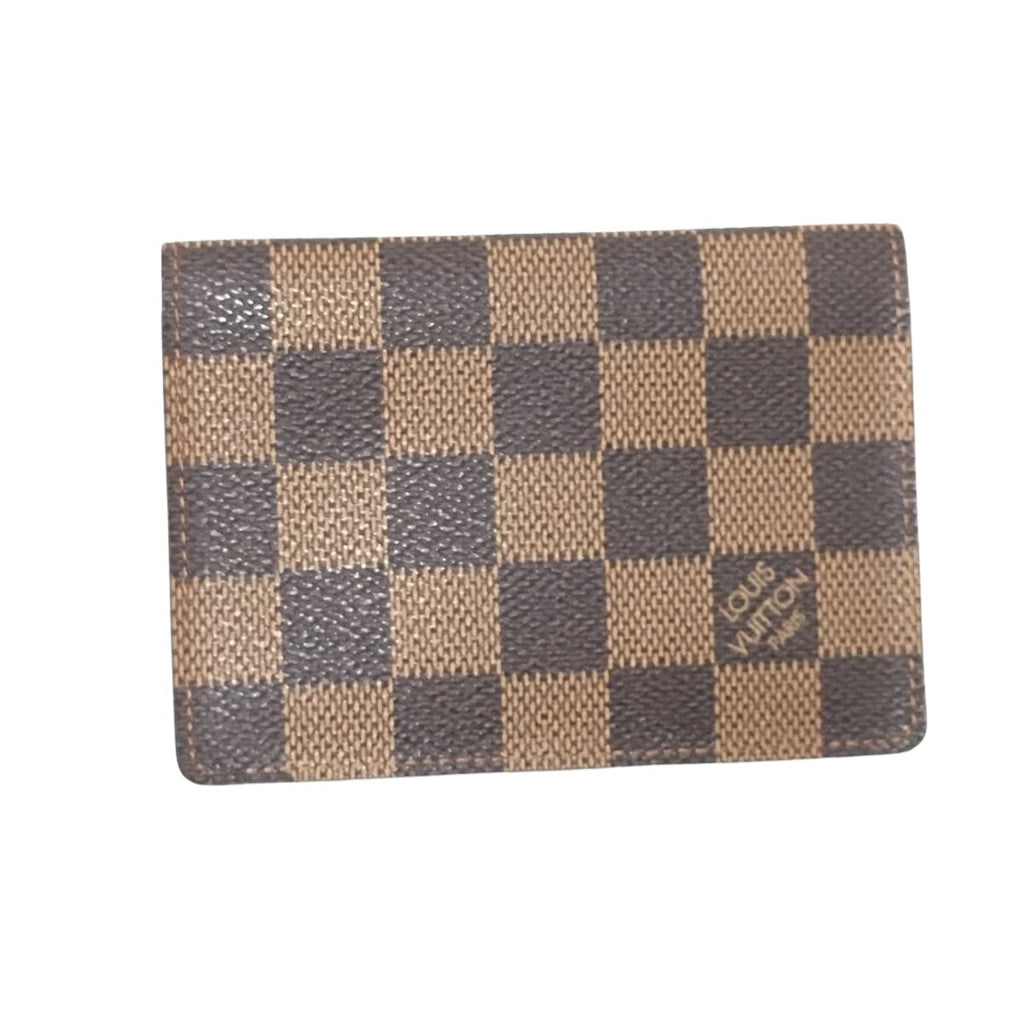 Louis Vuitton Porte Carte Double  Canvas Wallet  ()