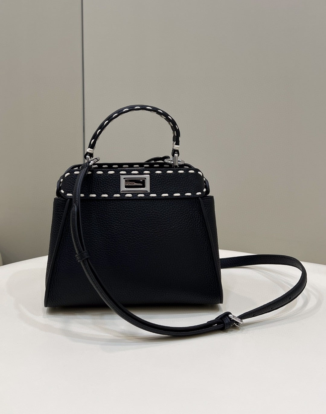 FI GlamI Small Black Bag For Woman 23cm/9in