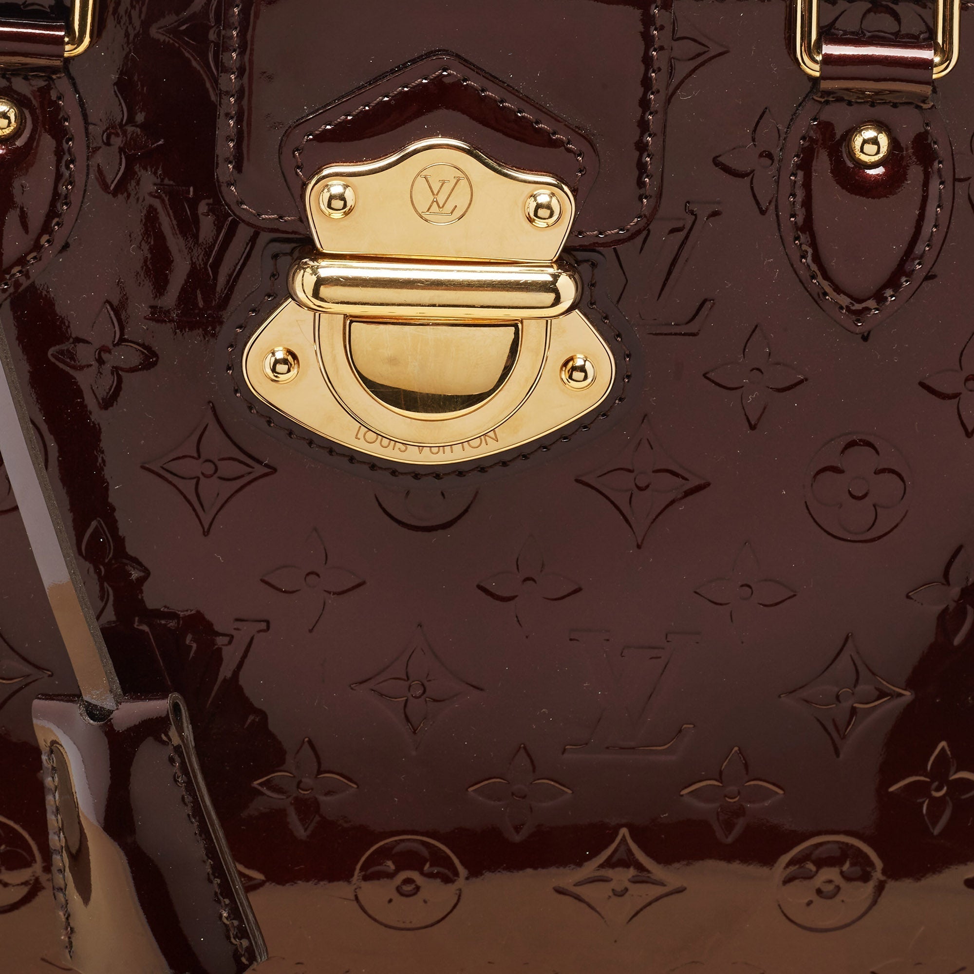 Louis Vuitton Amarante Monogram Vernis Melrose Avenue Bag
