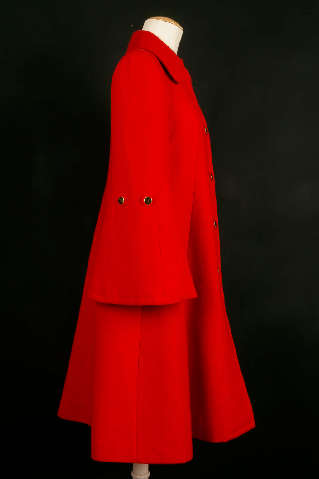 Manteau rouge 1960/70