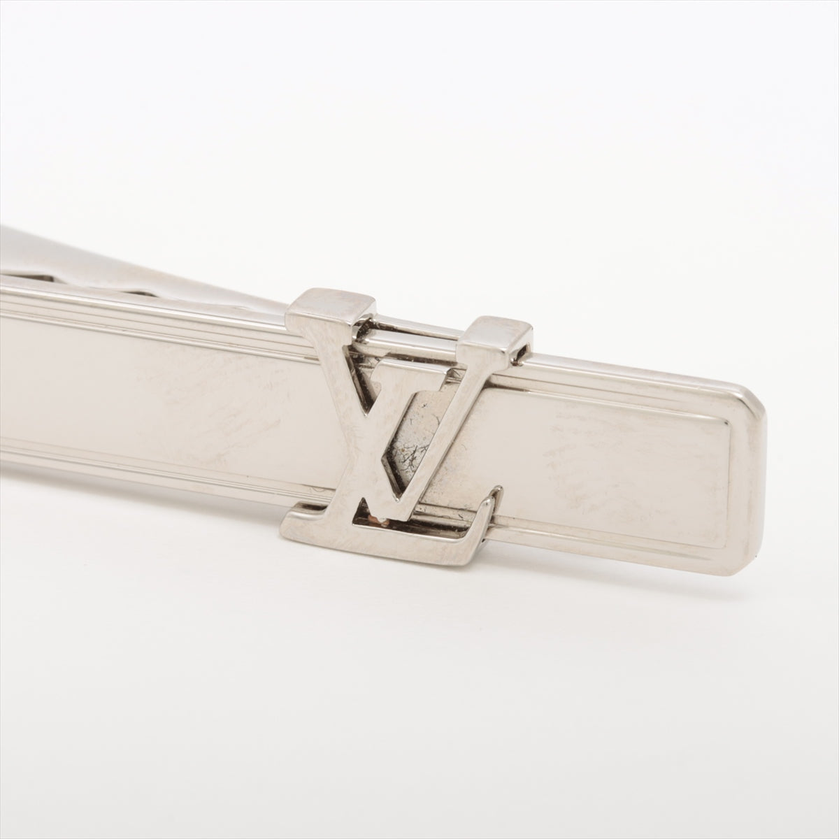 Louis Vuitton M61981 Pancravat LV Initial RM3272 Necktypin GP Silver Necktype