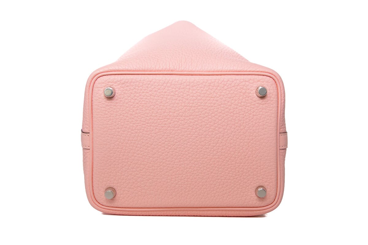 HermÃƒÆ’Ã‚Â¨s Pink Sakura Clemence Picotin Lock 18 PHW  Tote