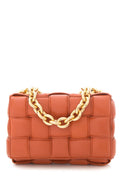 Bottega Veneta Orange Charlotte Padded Handbag