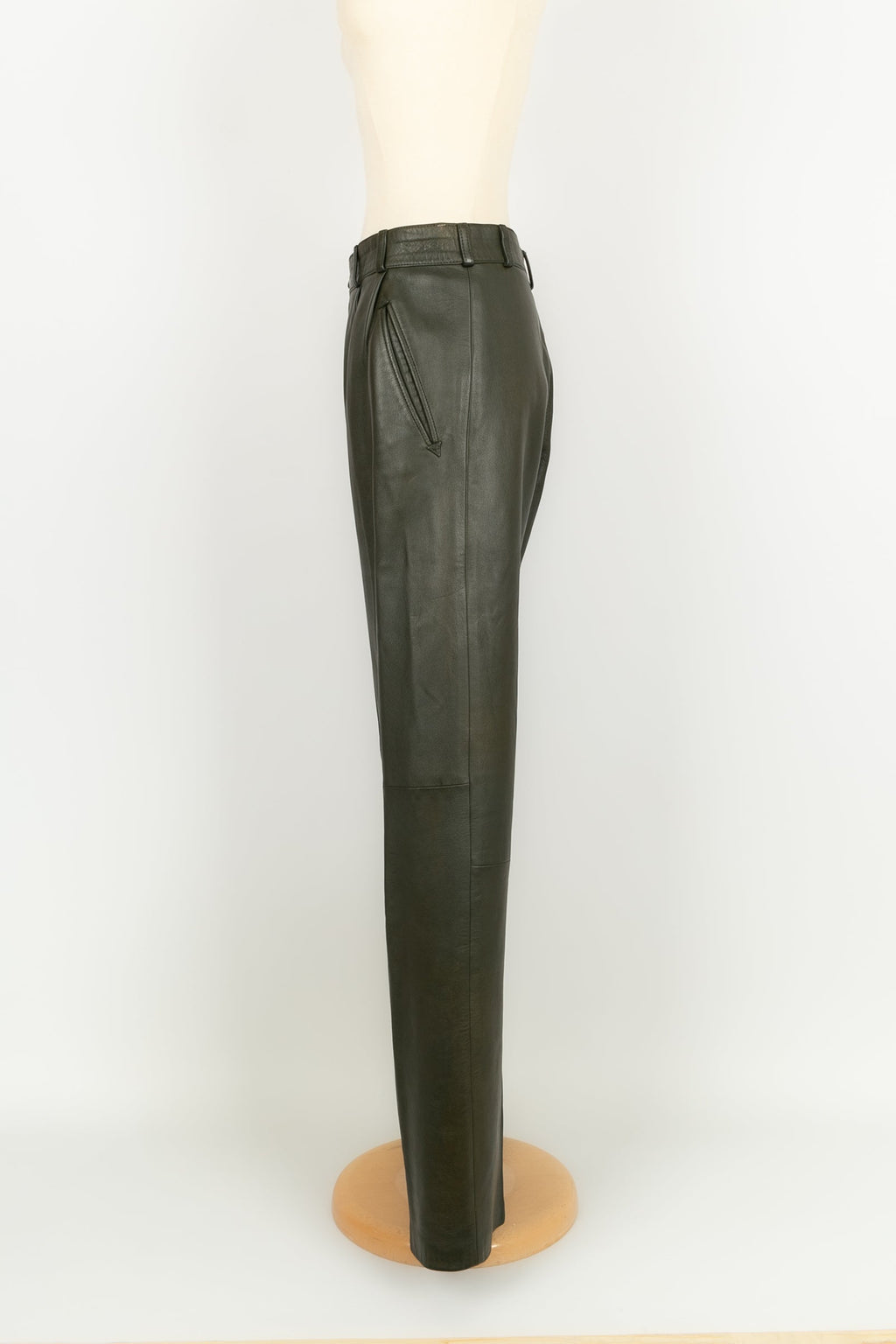 Pantalon en cuir HermÃƒÆ’Ã‚Â¨s 2009