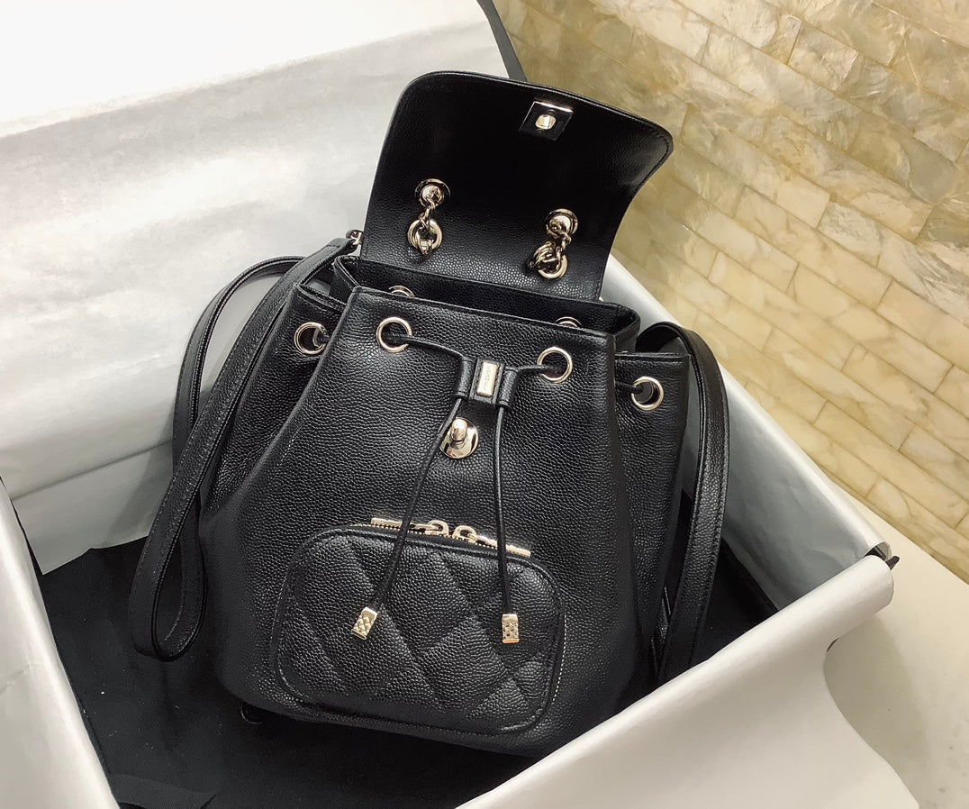CHLSmall Affinity Backpack Black For Women, Women’s Bags 9.8in/25cm
