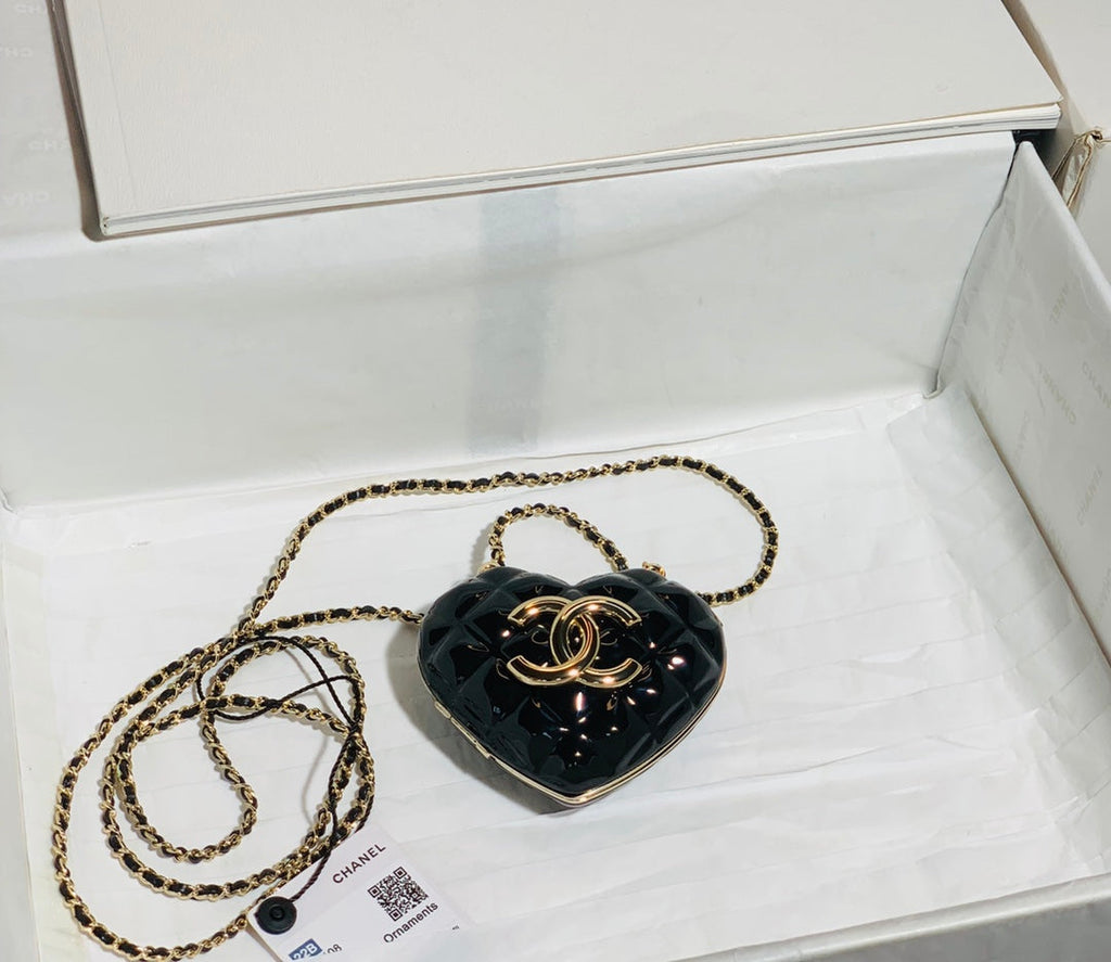 CHLLong Necklace Bag Black For Women, Women’s Bags 3in/7.6cm