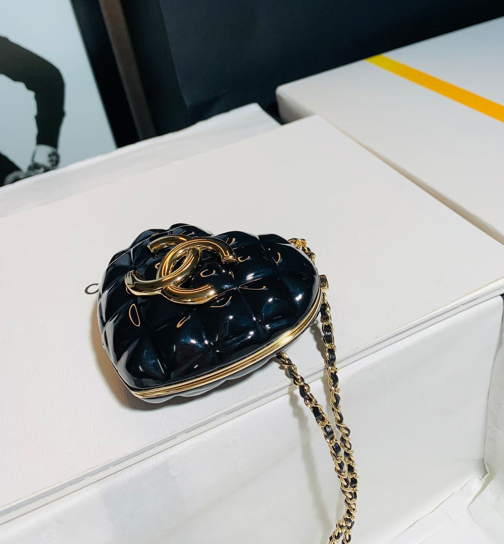 CHLLong Necklace Bag Black For Women, Women’s Bags 3in/7.6cm