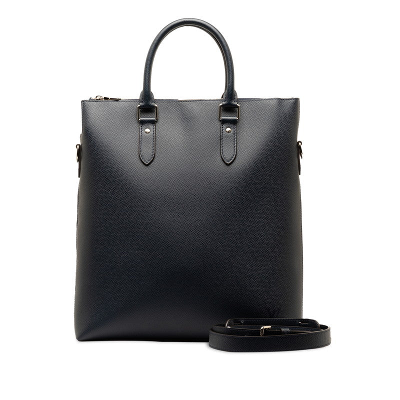 Louis Vuitton 2WAY M34428 Ocean Navy Leather  Taiga Antrotto Tote Bag 2WAY M34428 Ocean Navy Men's Leather Men's Louis Vuitton  Tote Bag