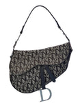 Dior Black Trotter Canvas Saddle Bag ( )