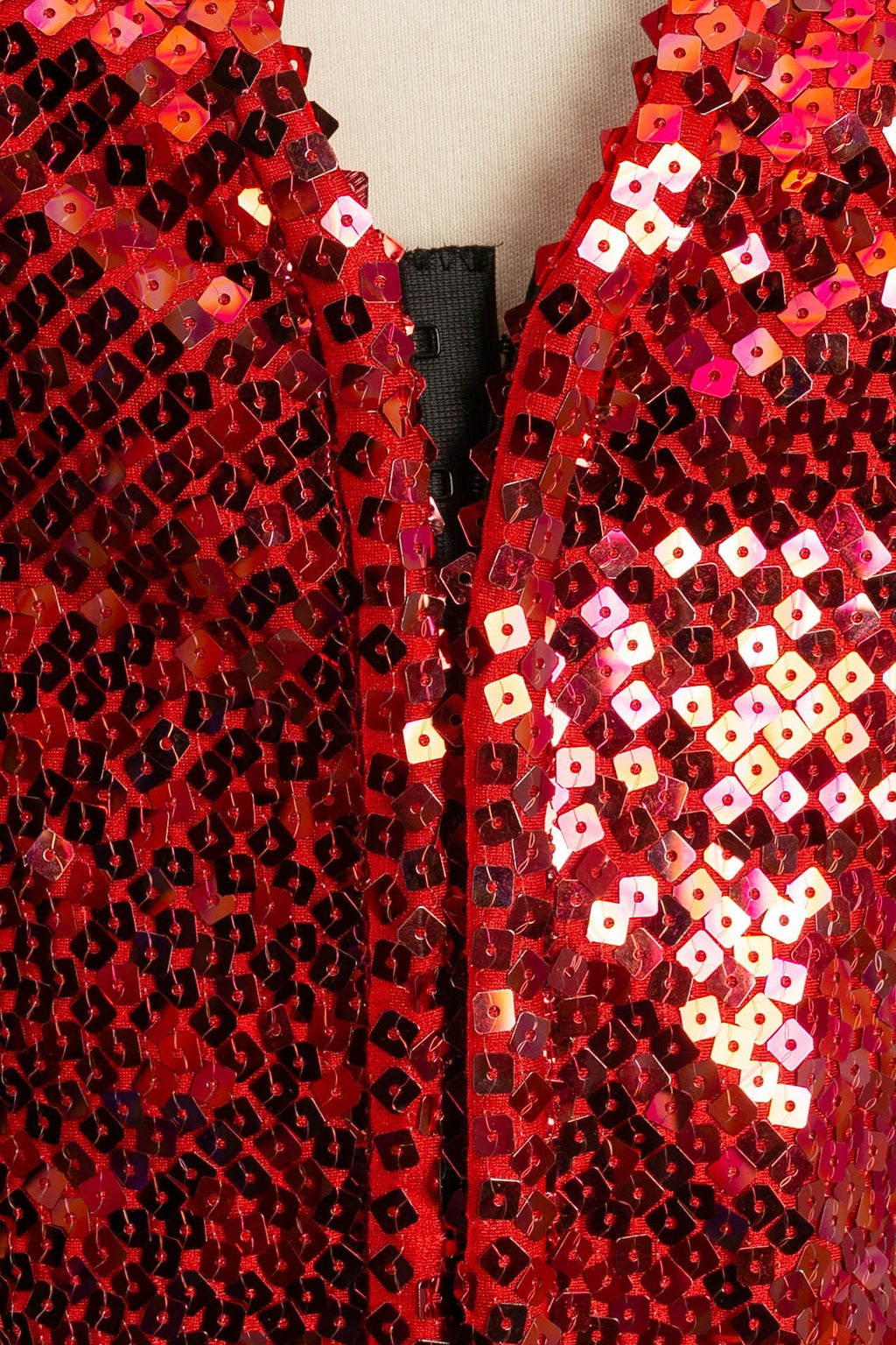 Gilet rouge ÃƒÆ’Ã‚Â  sequins Chantal Thomass