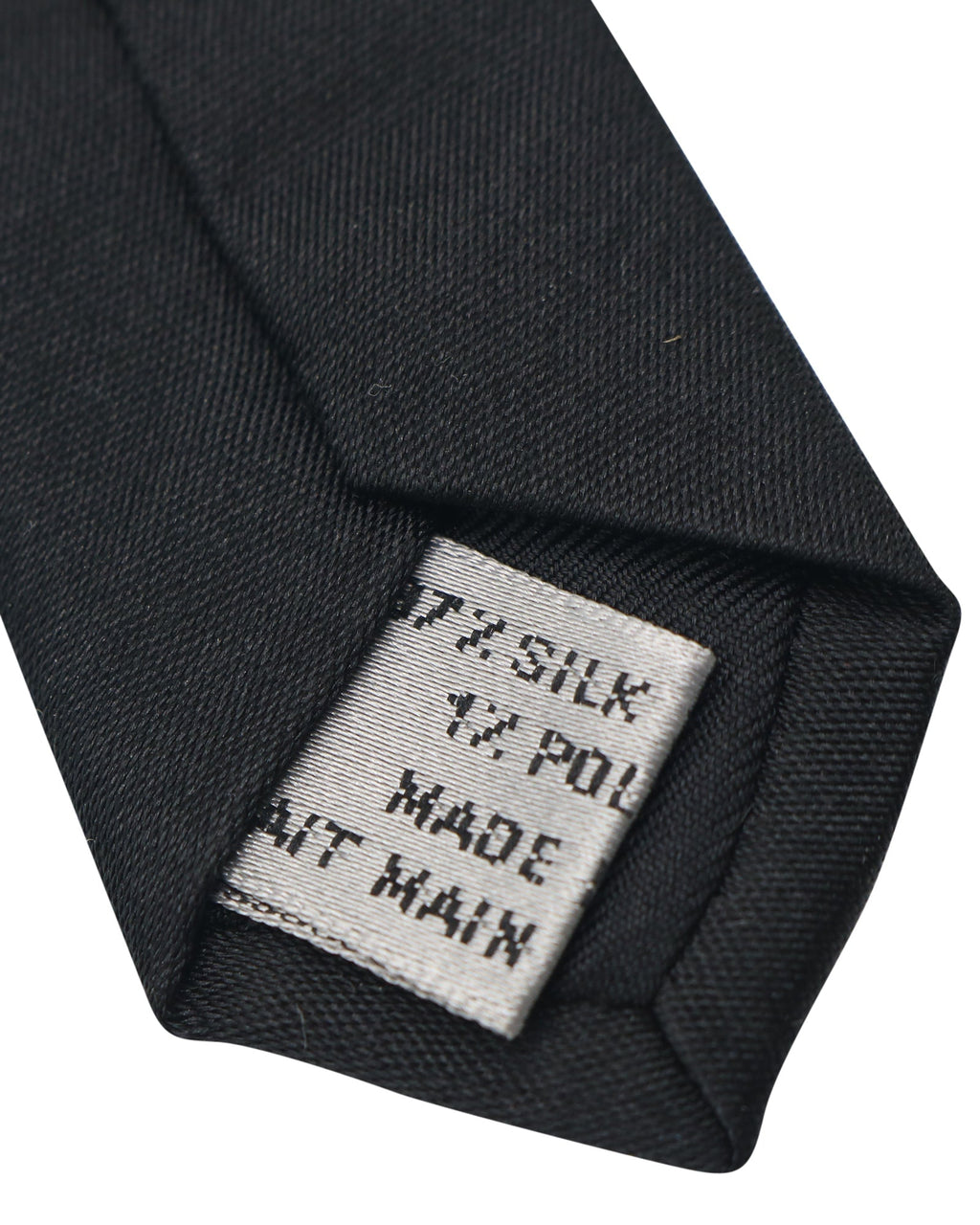 Dior Homme Beetle Skinny Tie in Black Silk