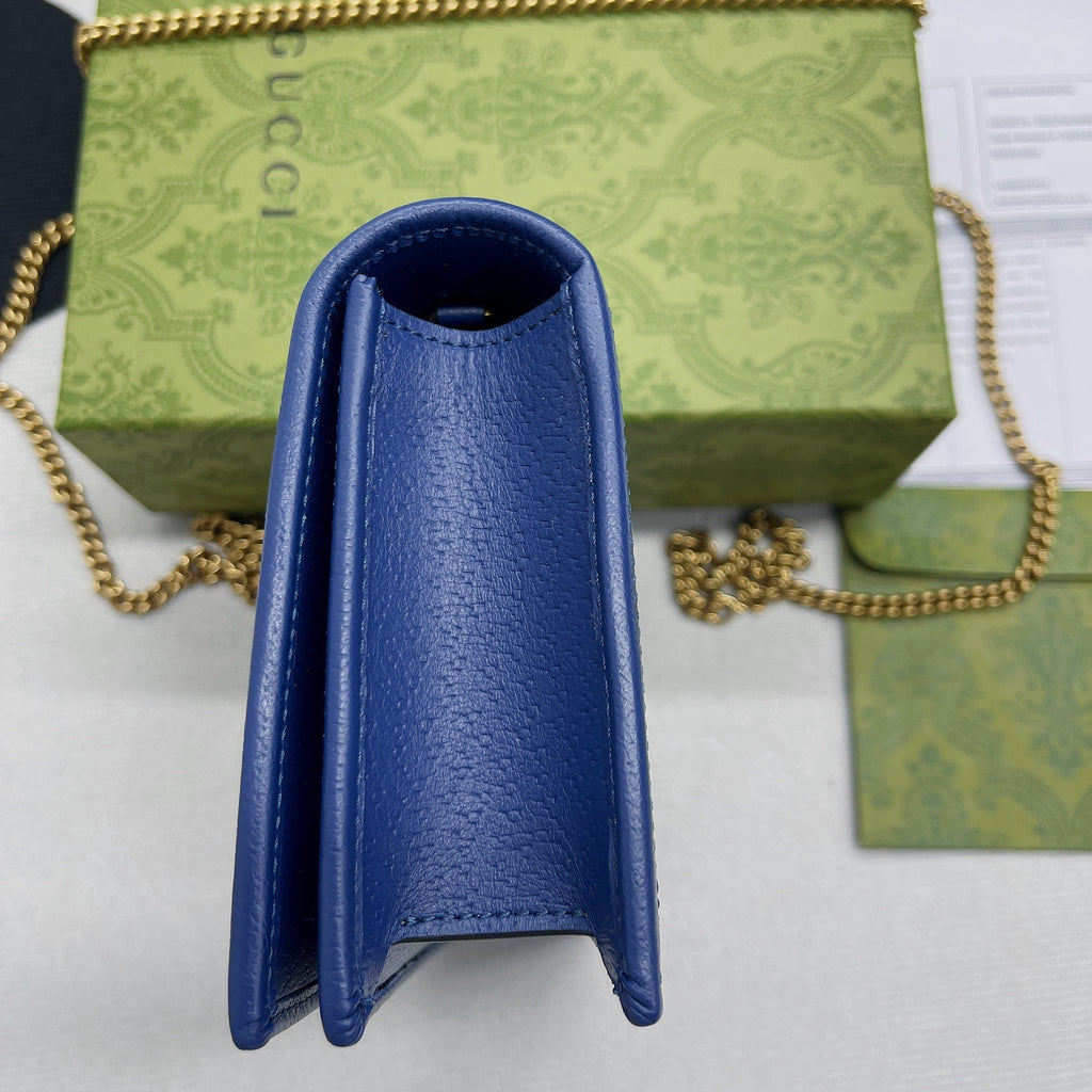 gg Diana Mini Bag With Bamboo Blue For Women, Women’s Bags 7.5in/19cm gg