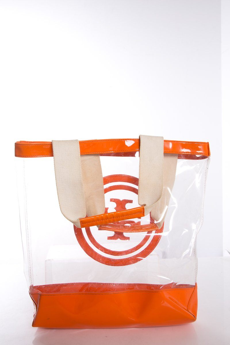 Tory Burch Orange PVC Tote