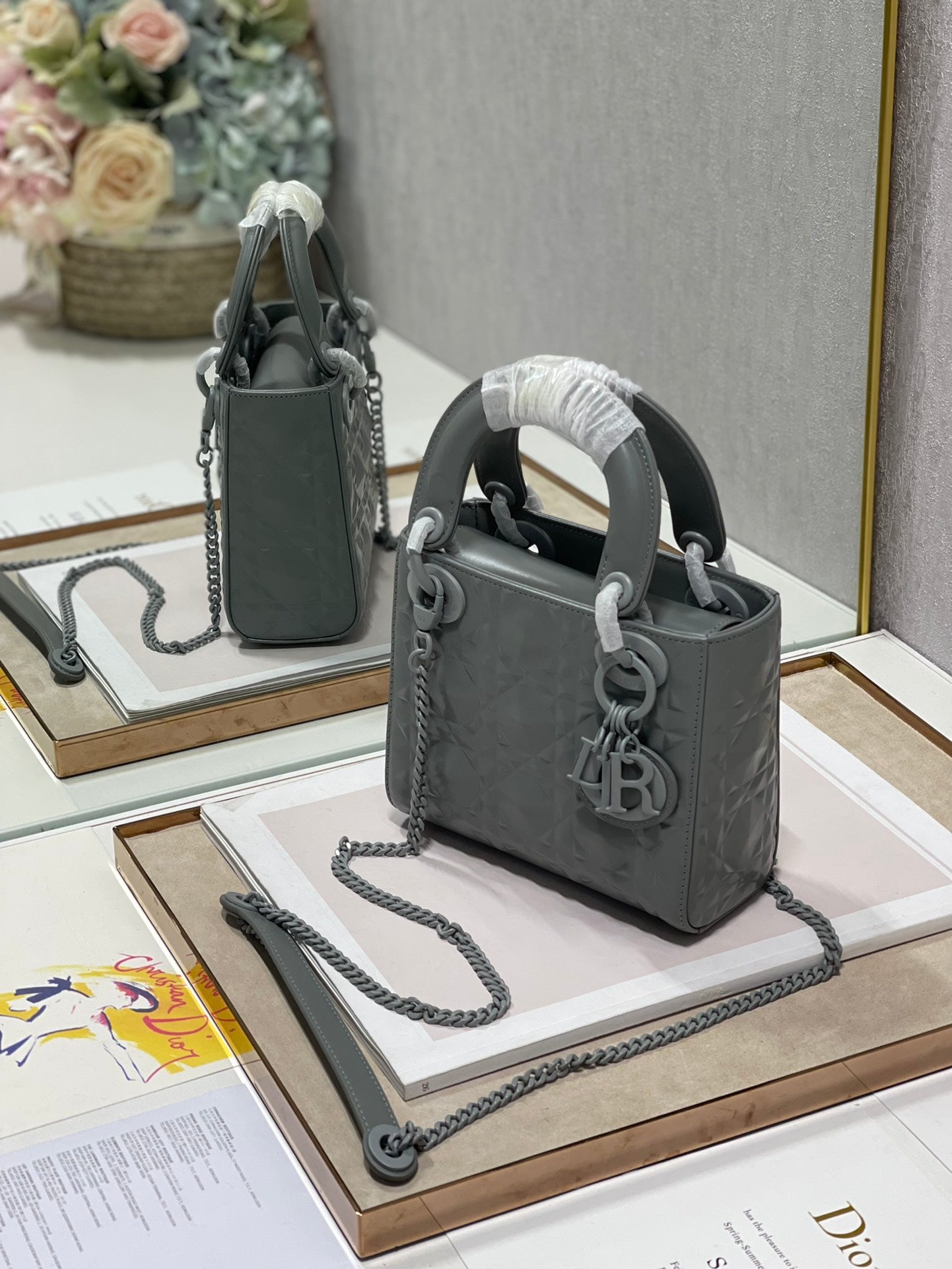 GLAMI Mini Lady Bag, Dark Grey, For Women WomenÃ¢â‚¬â„¢s Handbags, Crossbody Bags, 17cm CD